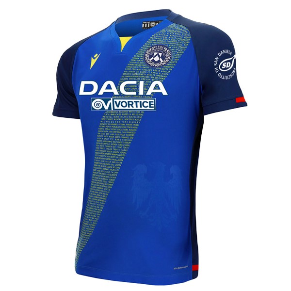 Tailandia Camiseta Udinese 2ª Kit 2020 2021 Azul
